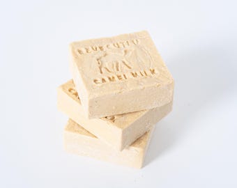 Handmade Camel Milk Soap Bar – Gentle Moisturizing Face & Body Soap – Unscented Natural Soap – Sensitive Skin Friendly–Turkish Artisan Soap