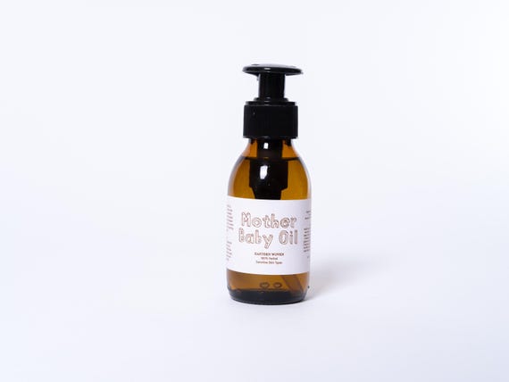 Natural %100 Handcrafted Baby Oil, Mother & Baby Skin Care Oil, Post-Bath Moisturizer, Handmade Body Oil, Olive Milk Infused Oil