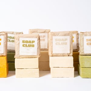 Handmade Natural Soap Set, Minimal Ingredients Turkish Soap, Self Care Gift, Non-Toxic Clean Beauty, Chemical-Free Soap, Traditional Method