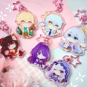 Gwiezdna szyna Honkai - Robin, Sunday, Awenturyn, Acheron, Blackswan + blaskowy urok