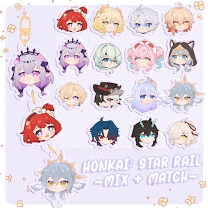 Honkai star rail linking charms! - | Mydei | Castorice | Anaxa | sunday | aventurine + more