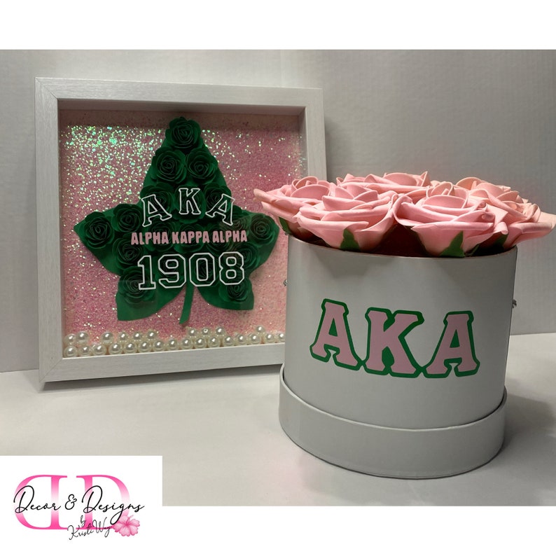 Sorority Theme Shadow Box Etsy