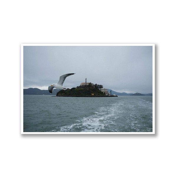 The Rock, Alcatraz San Fransico Travel Poster Art - Various Sizes