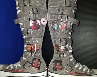 womens knee high converse