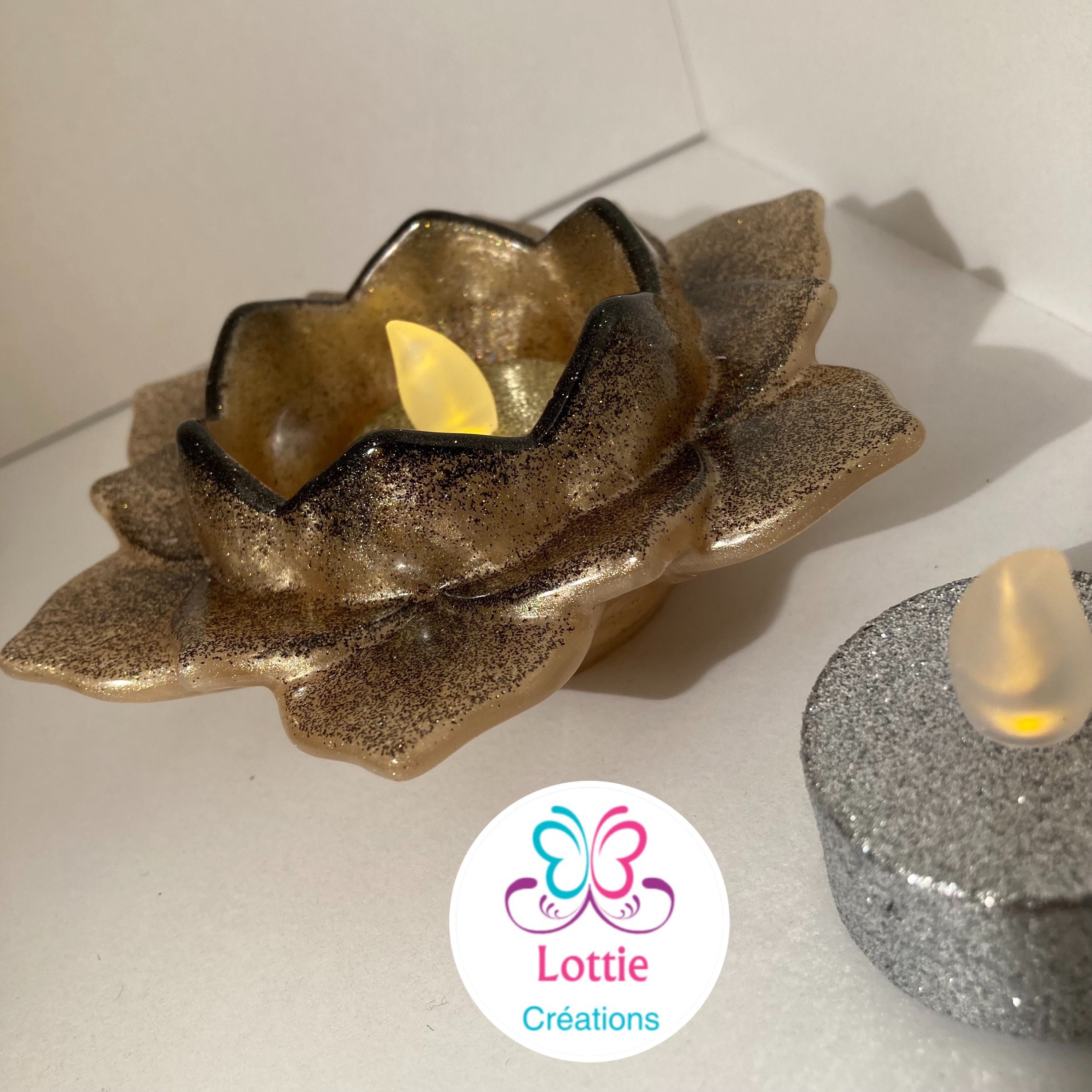 Photophore Grande Fleur de Lotus