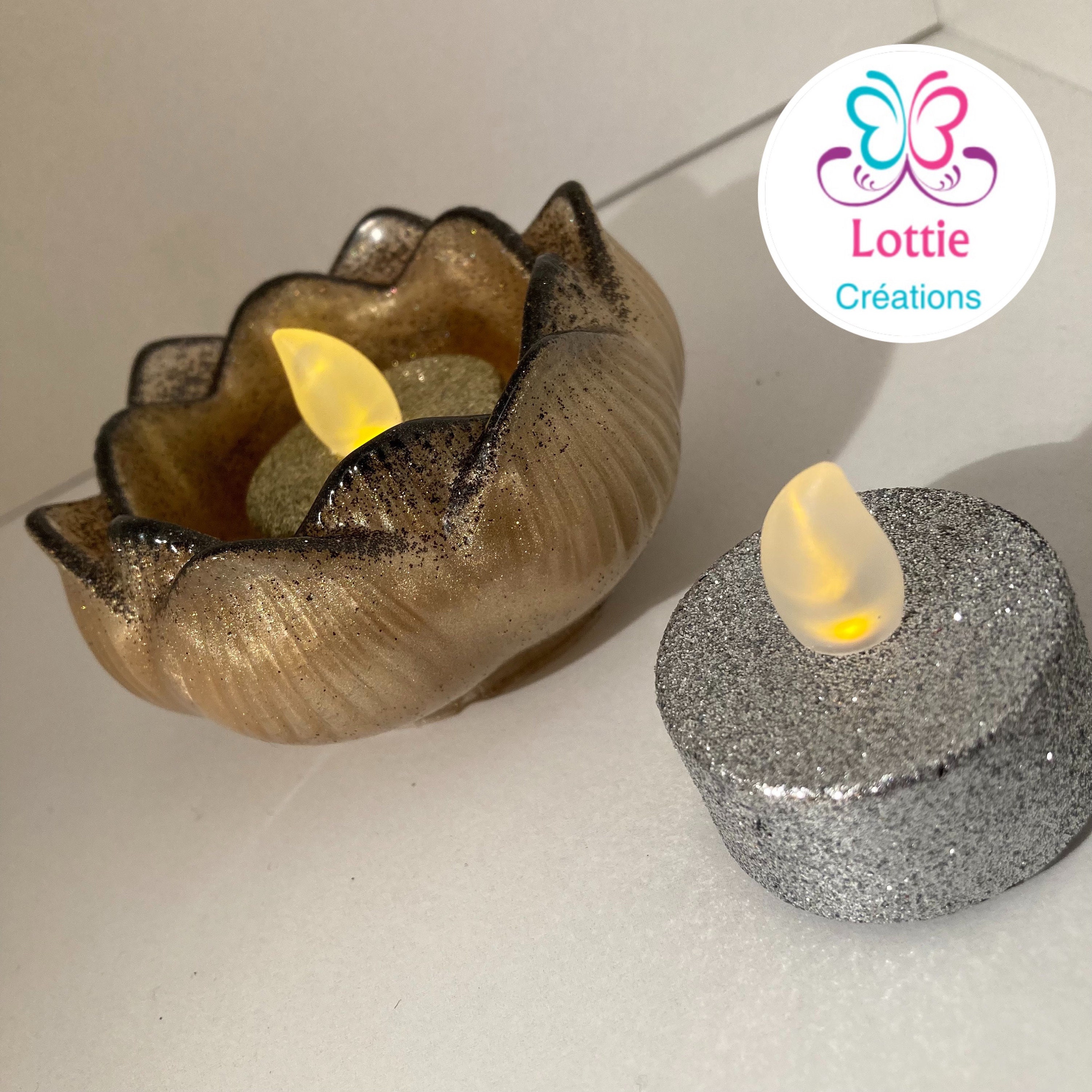 Photophore Petite Fleur de Lotus