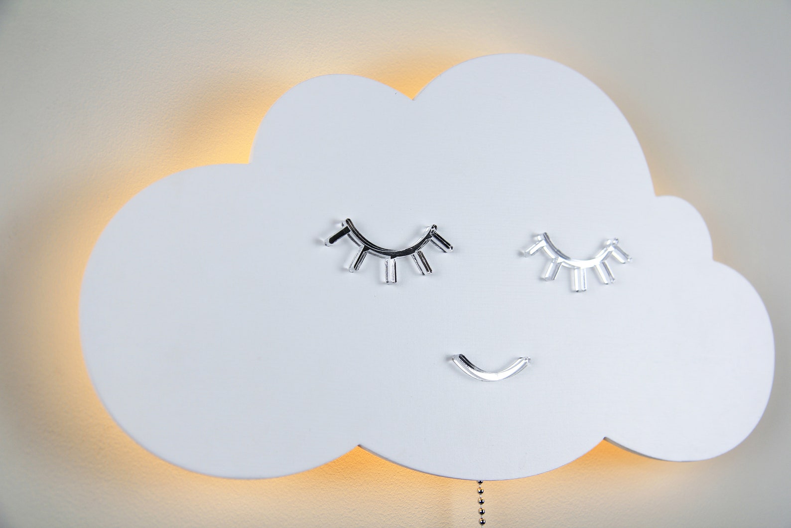 White Cloud Nursery Lighting LED Wall Light Cloud Lamp Etsy