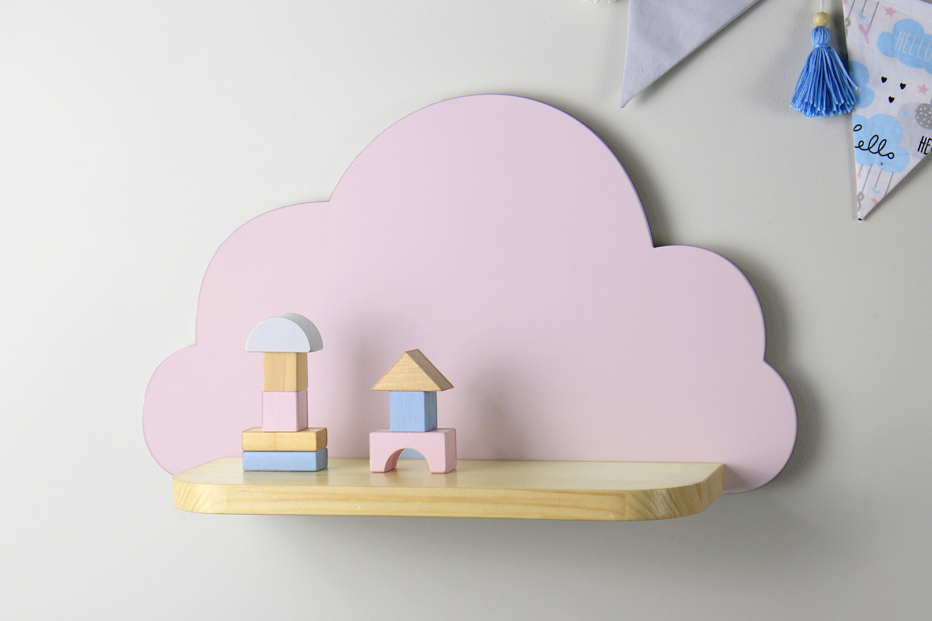 Wooden Cloud Shelf Floating Shelf Cloud Shelf for Baby Etsy UK