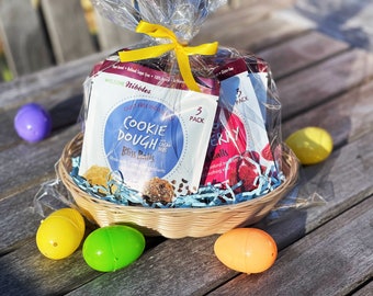 Healthy Vegan Easter Basket Gift: Vegan Snacks, Easter Vegan Candy, Easter Eggs, Easter Vegan Chocolate, Easter Gift Ideas for Kids Adults