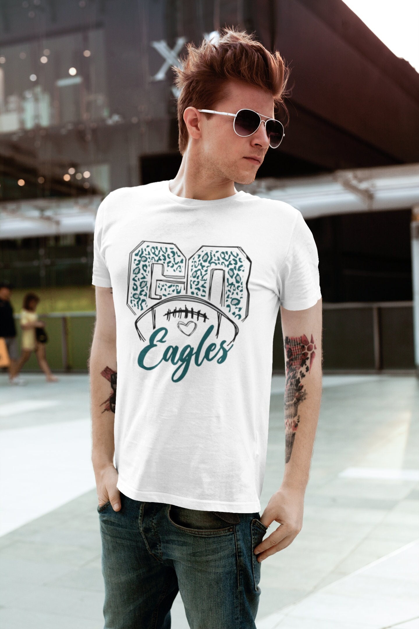 Discover Vintage Go Eagles Football T-shirt, Philadelphia Football 2023