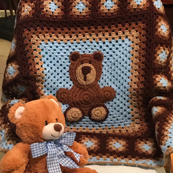 Teddy Bear Blanket Etsy