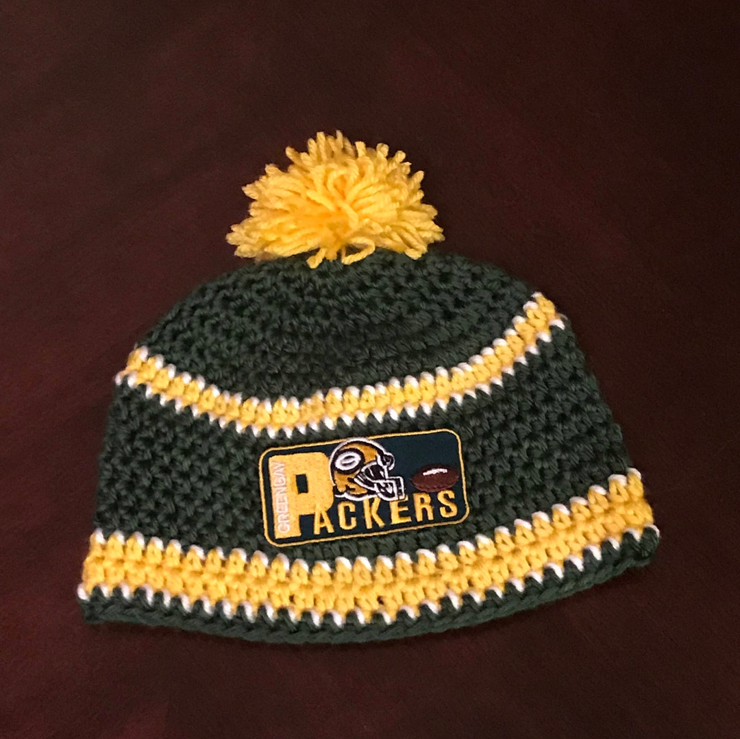 Crochet Green Bay Packers Hat - Etsy