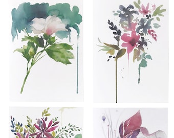 Floral Symphony Note Cards