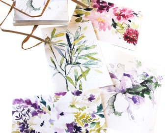 Floral II Cards - Set of 8