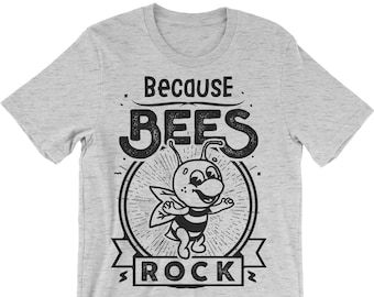 Da Bienen T-Shiirt Rock. Lustiges Shirt. Denn das ist, warum t-Stück.