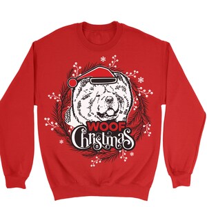 Chow Chow Ugly Christmas Sweater. Unisex Sweatshirt. Dog. Pet.