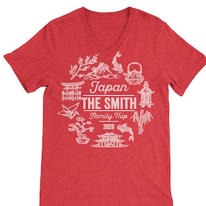 Japan Family Trip. Custom Shirt. Family Trip. Matching T-shirt. Unisex Tee. Japanese Vacation.