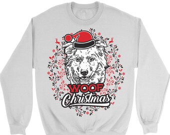 Australian Shepherd hässlich Weihnachten Pullover. Unisex Sweatshirt.