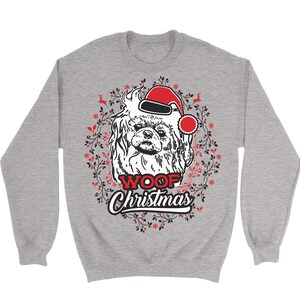 Pekingese Ugly Christmas Sweater. Unisex Sweatshirt. Dog. Pet.