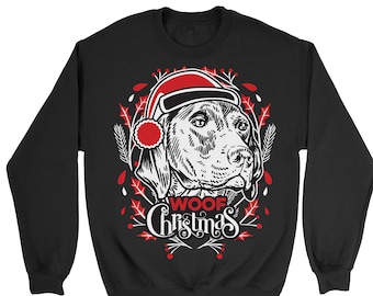 Deutscher Kurzhaariger Vorstehhund hässlich Weihnachten Pullover. Unisex Sweatshirt.