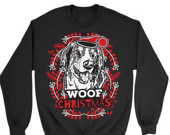 Bernese Mountain Dog  Ugly Christmas Sweater. Unisex Sweatshirt.