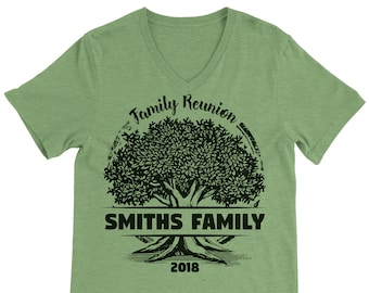Personalized Family Reunion T-Shirt: Custom Family Tree Tee