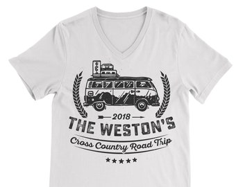 Personalized Family Road Trip T-Shirt: Custom Vacation Tee