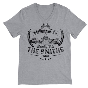 Custom Shirt. Washington, D.C. Family Trip. Matching T-shirt. Unisex Tee. Men's Shirt. Women's Tee. Family Vacation.