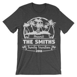 Personalized Hawaii Family Vacation T-Shirt