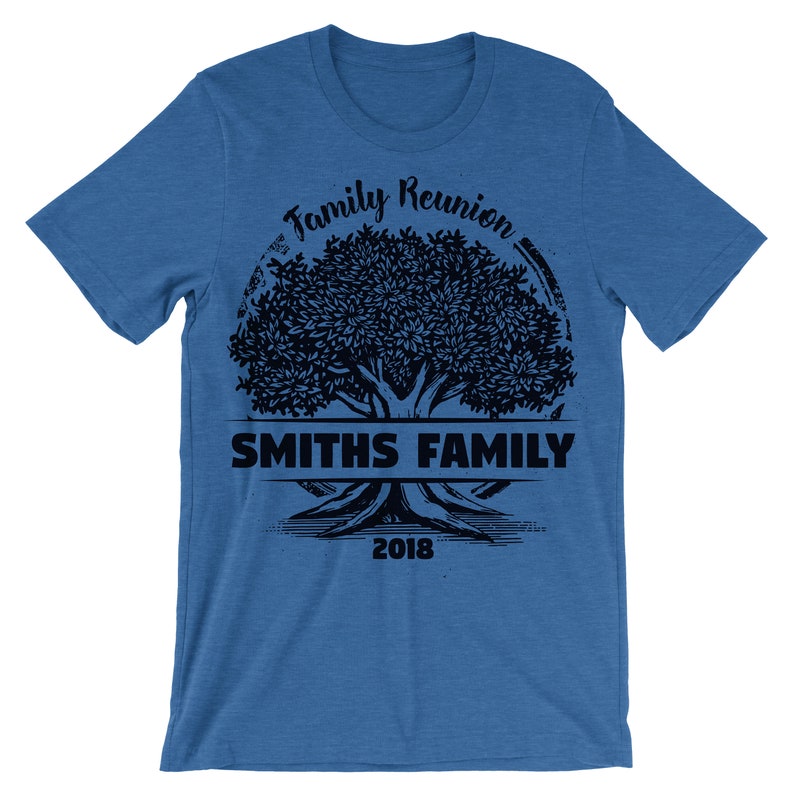 Family Reunion Custom Shirt. Family Tree. Matching T-shirt. | Etsy