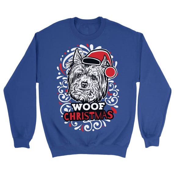 Yorkie ugly christmas sweater sale