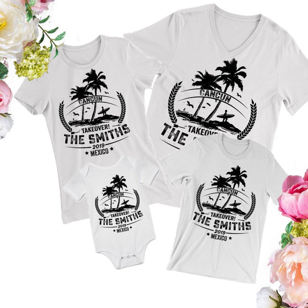 Cancún Camisas Para Viajes En Familia Camisetas Para Viajes