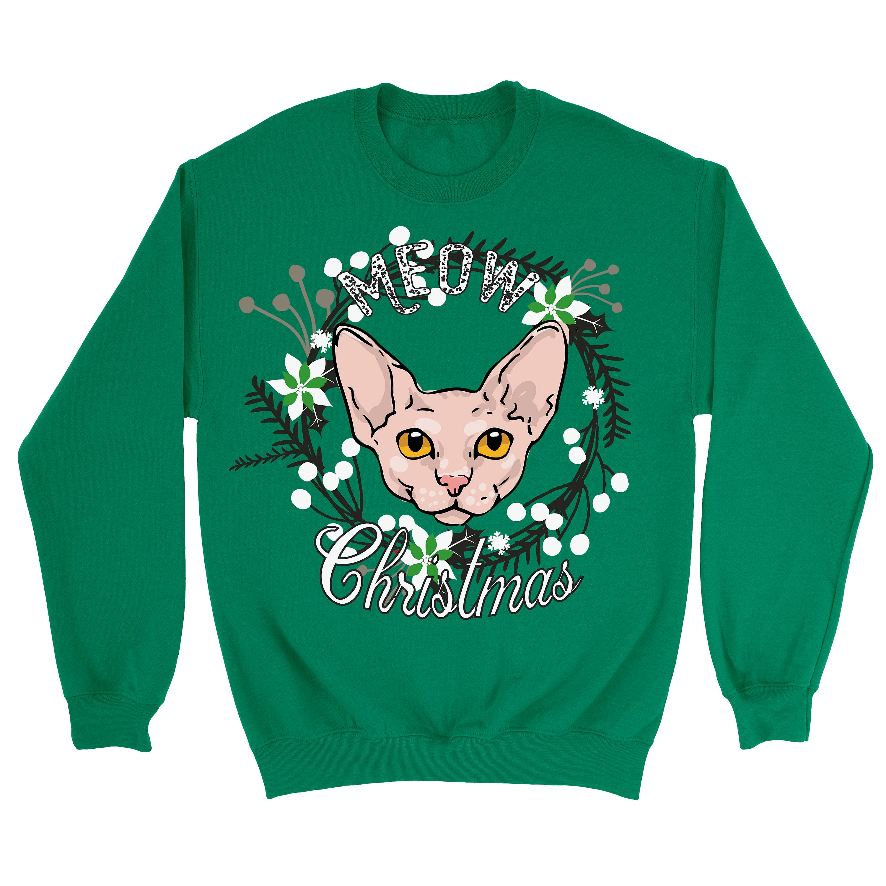 Cornish Rex Cat Ugly Christmas Sweater. Unisex Sweatshirt. Cat. Pet. Kitty. Etsy