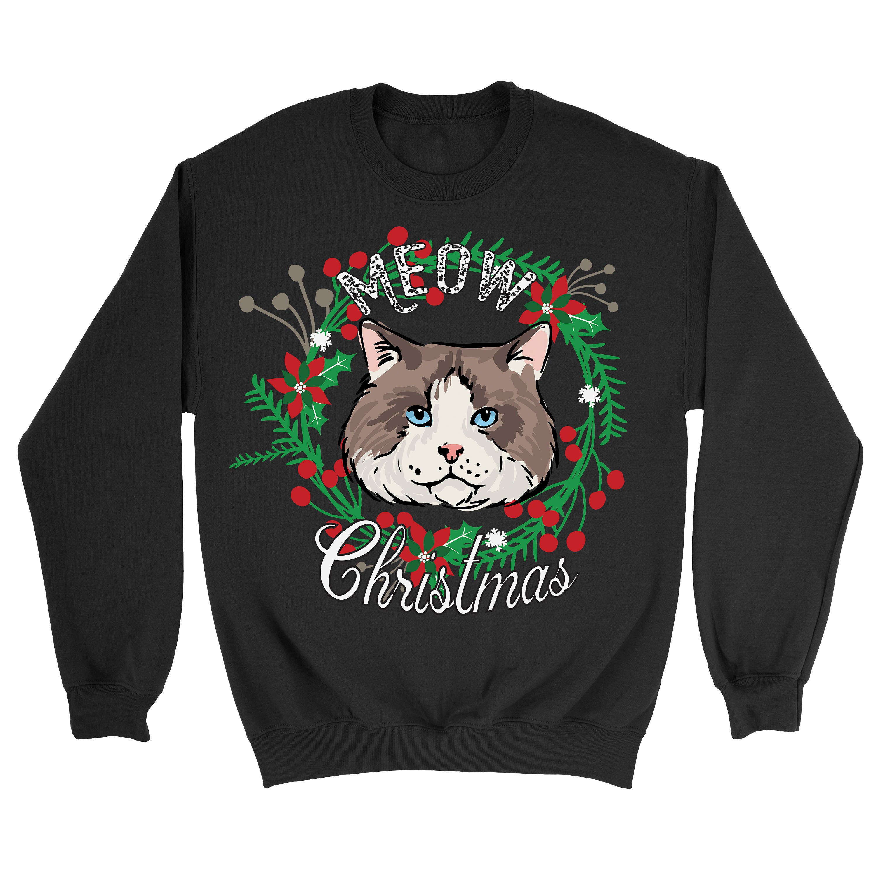 Ragdoll Cat Cat Ugly Christmas Sweater. Unisex Sweatshirt. - Etsy