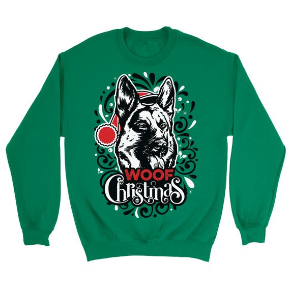 Ugly christmas hotsell sweater german shepherd