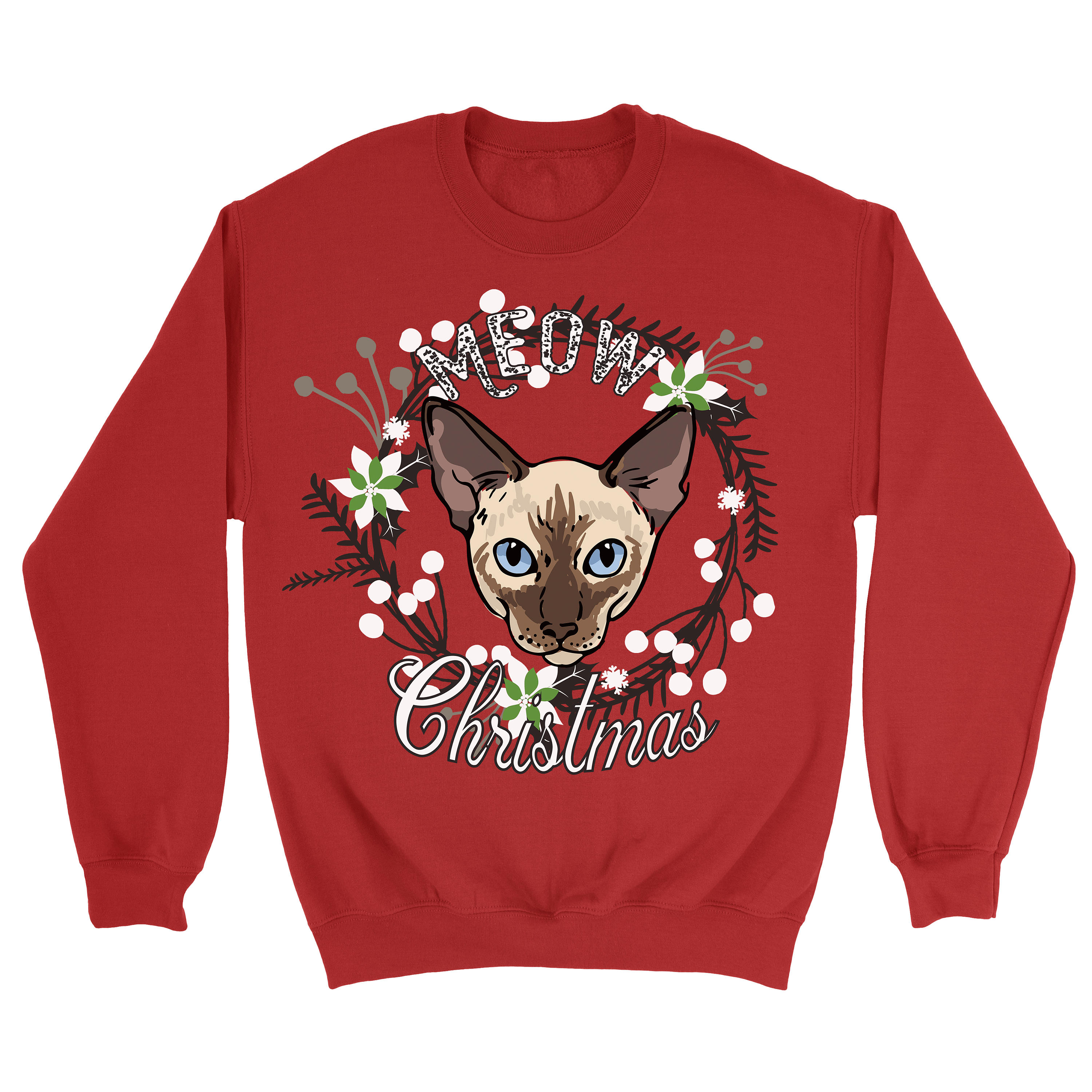 Siamese christmas sweater sales