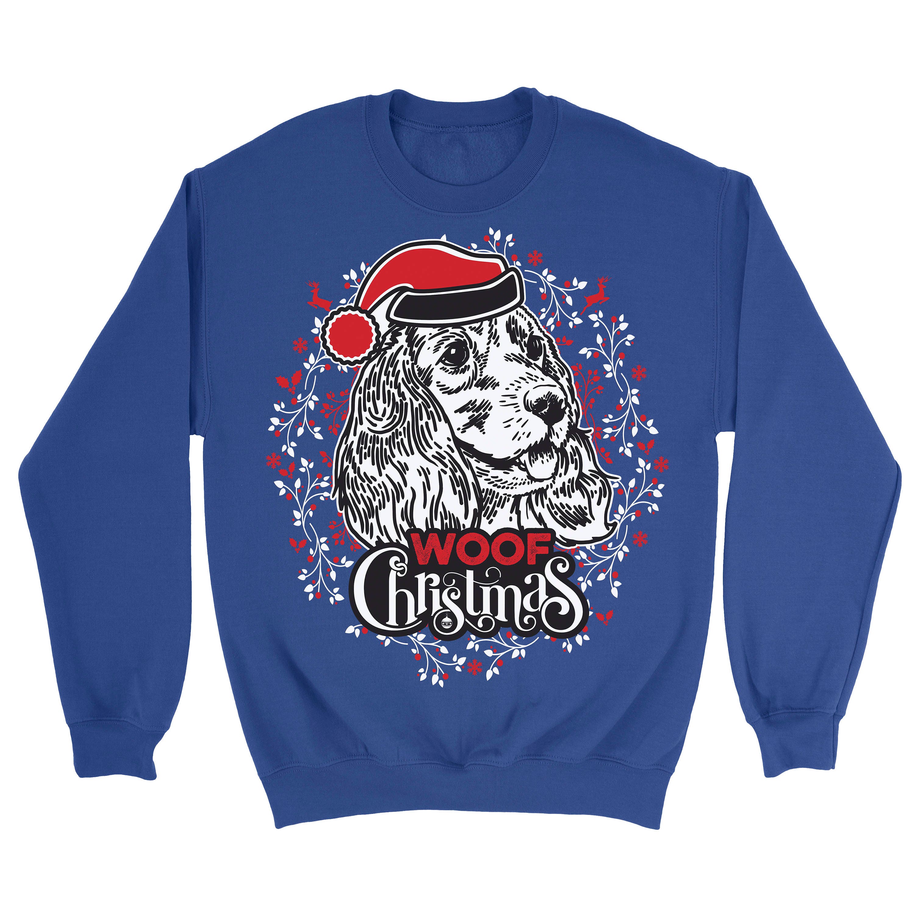 cocker spaniel christmas sweater
