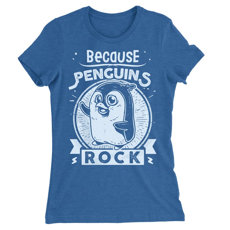 Penguins T Shirt. Penguintshirt. Because Penguins Rock Etsy