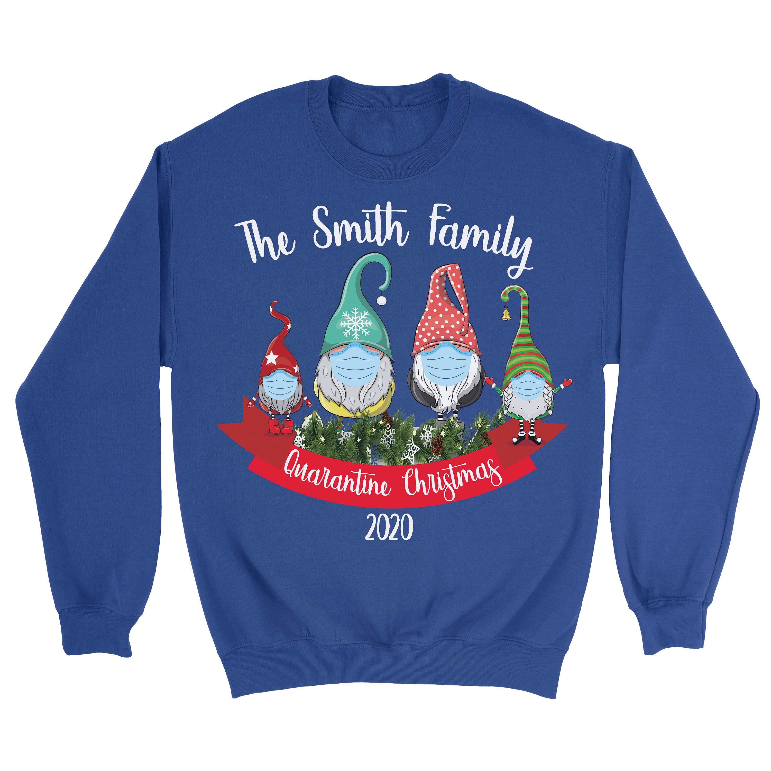 Quarantine Christmas 2020. Custom Sweater. Customizable Etsy