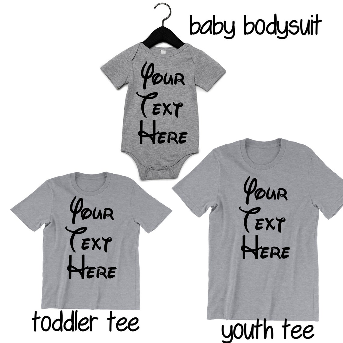 Your Text Here Shirts. Custom Family Shirts. Personalized - Etsy