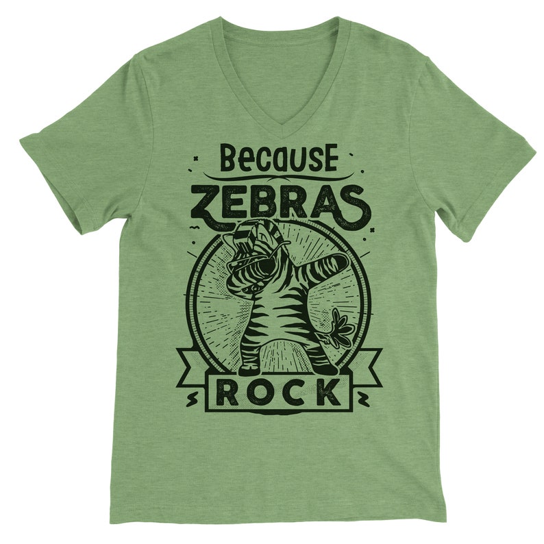 Zebra T Shirt. Zebra Tshirt. Because Zebras Rock Tshirt. Etsy