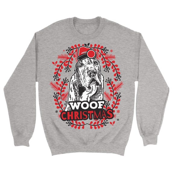 Basset hound ugly christmas sweater sale