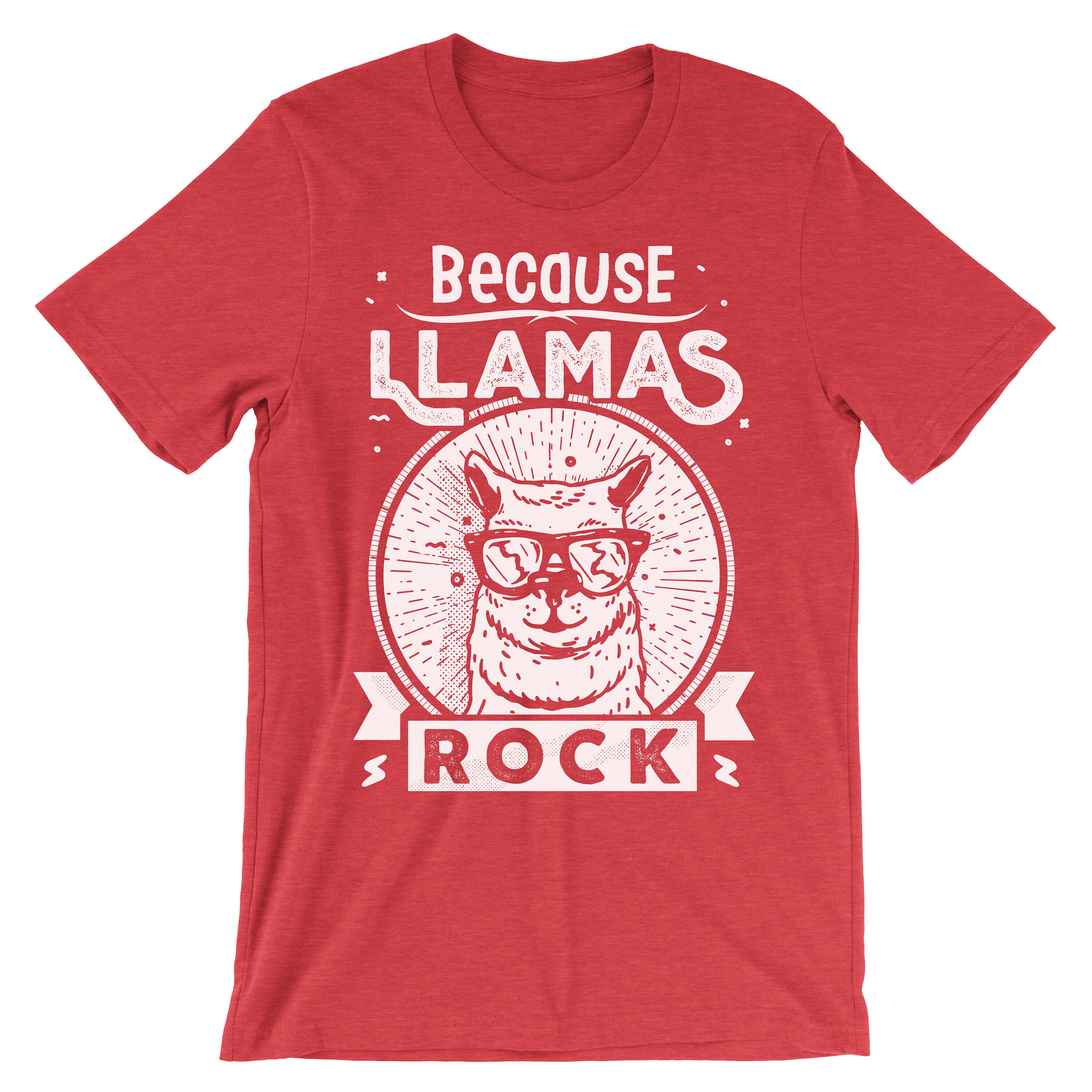 Da Lamas T-shirt Rock. Lustige t-Shirt. Denn das ist, warum t-Stück. Lama-t-shirt.