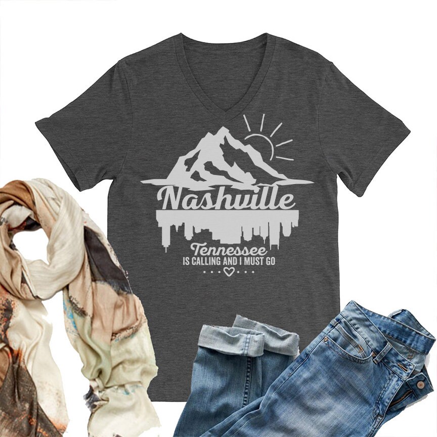 Nashville Tennessee T-shirt. Personalized t shirt. Men's | Etsy