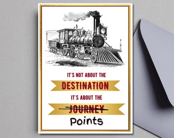 Funny Ticket To Ride Printable Greeting Card, Board Game Greeting Card, Ticket to Ride Gift, Ticket to Ride Accessory, Board Game Gift
