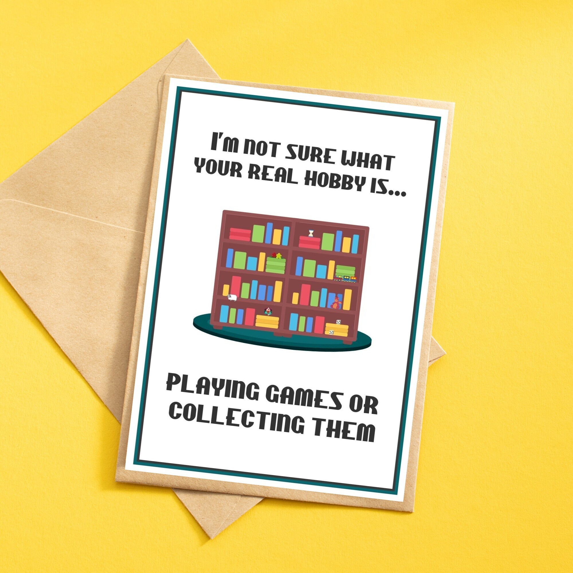Cute Board Game Birthday Card Board Game Printable Birthday Etsy