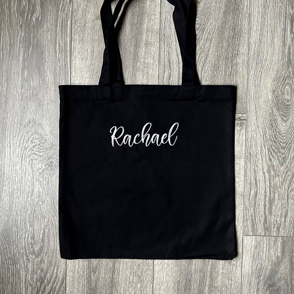 Personalized  Embroidered Bags, Maid of Honor Tote, Bridal Party Bridesmaid Gifts, Bridesmaid Tote Bags