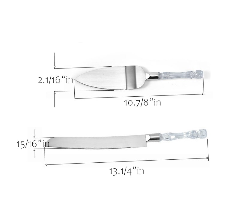 Wedding Cake Server Set Personalized Engraved Cake Server Set Etsy