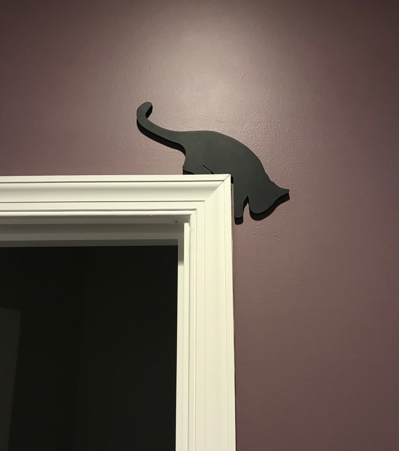 Cat Silhouette Door Topper Kitten Door Topper Kitten Etsy