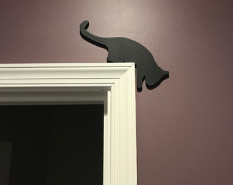 Cat Silhouette Door Topper, Kitten Door Topper, Kitten Silhouette, Cat Silhouette, Cat Lover Gift